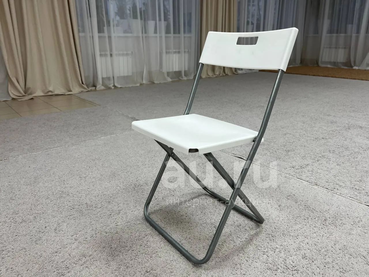 Стул складной IKEA gunde — купить в Красноярске. Состояние: Б/у. Столы ...