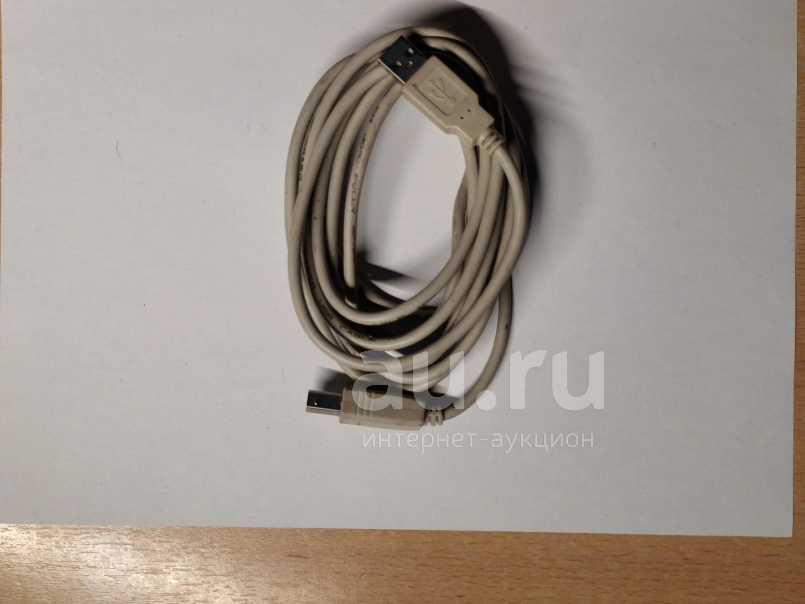 USB кабель тип А тип B 3м — купить в Красноярске. Состояние: Б/у ...