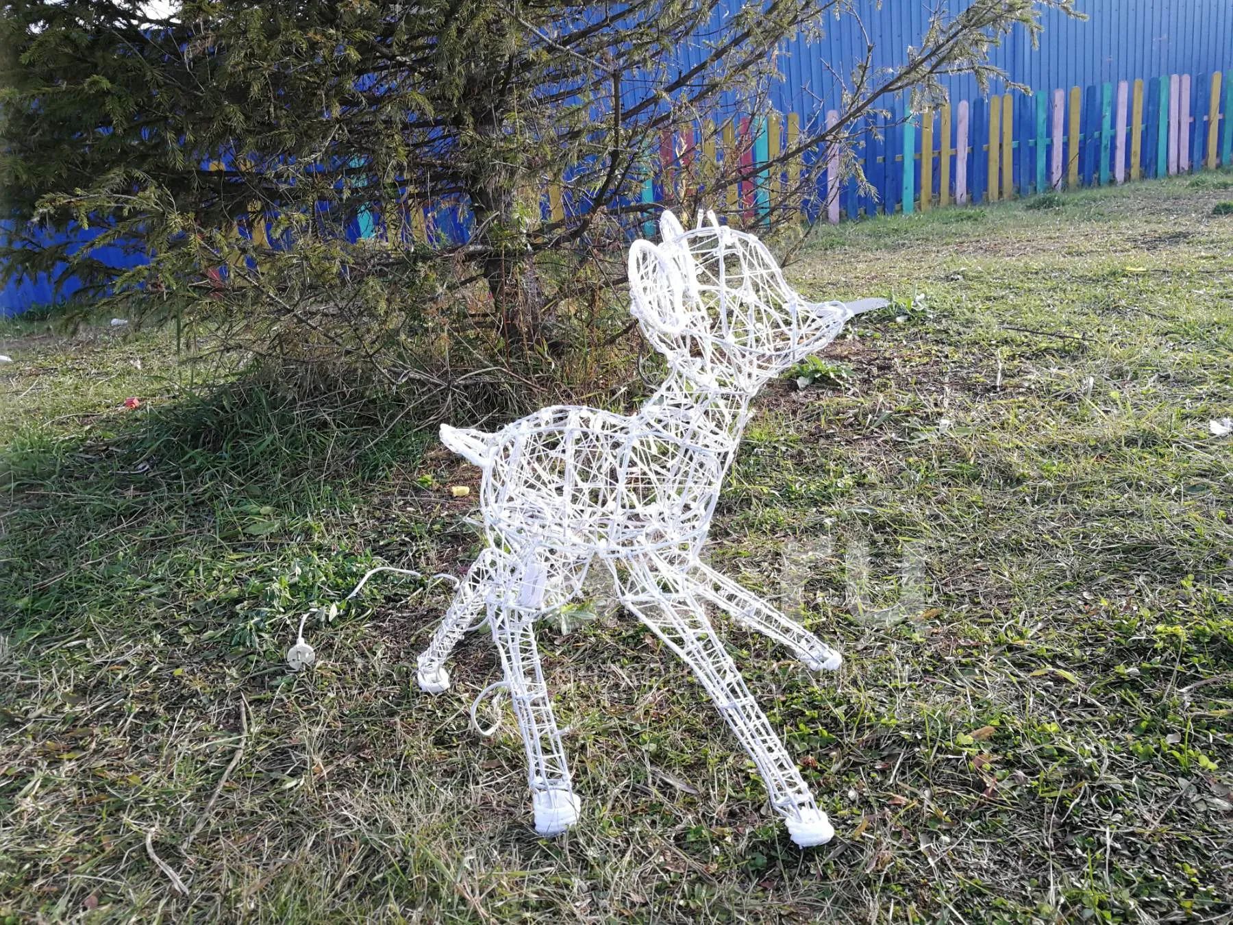 Каркасная фигура "Новогодний Олень" 80см — купить в Красноярске ...