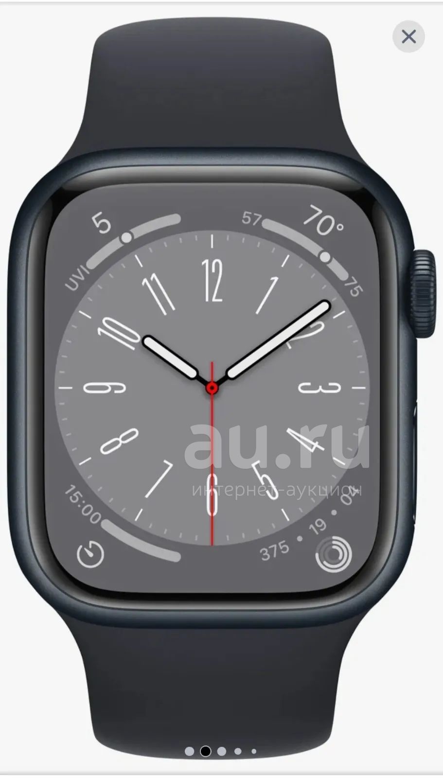 Смарт-часы Apple Watch Series 8 41mm Midnight Aluminium/Sport S/M ...