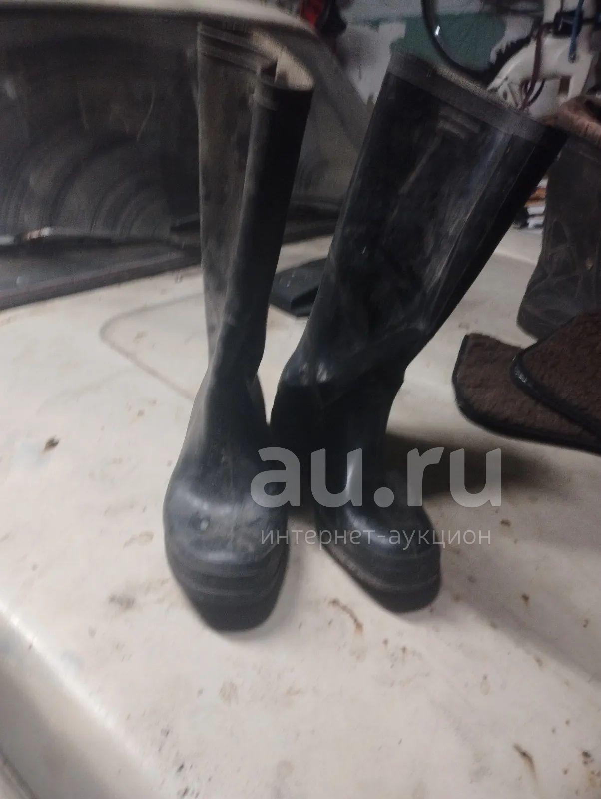 Резиновые сапоги 43-44рр — купить в Красноярске. Состояние: Хорошее ...