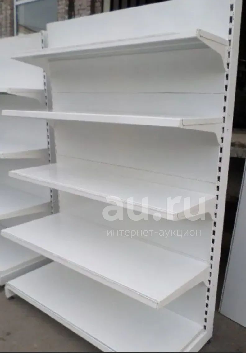 Стеллаж торговый металлический — купить в Красноярске. Состояние: Б/у ...