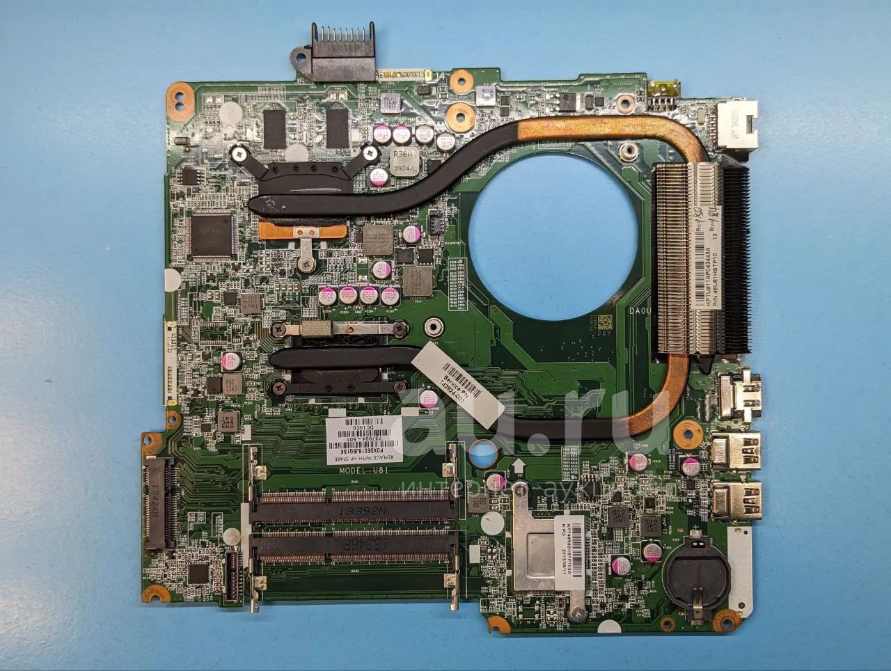 Материнская плата DA0U81MB6C0 Rev.C для ноутбуков HP Pavilion 15-n ...
