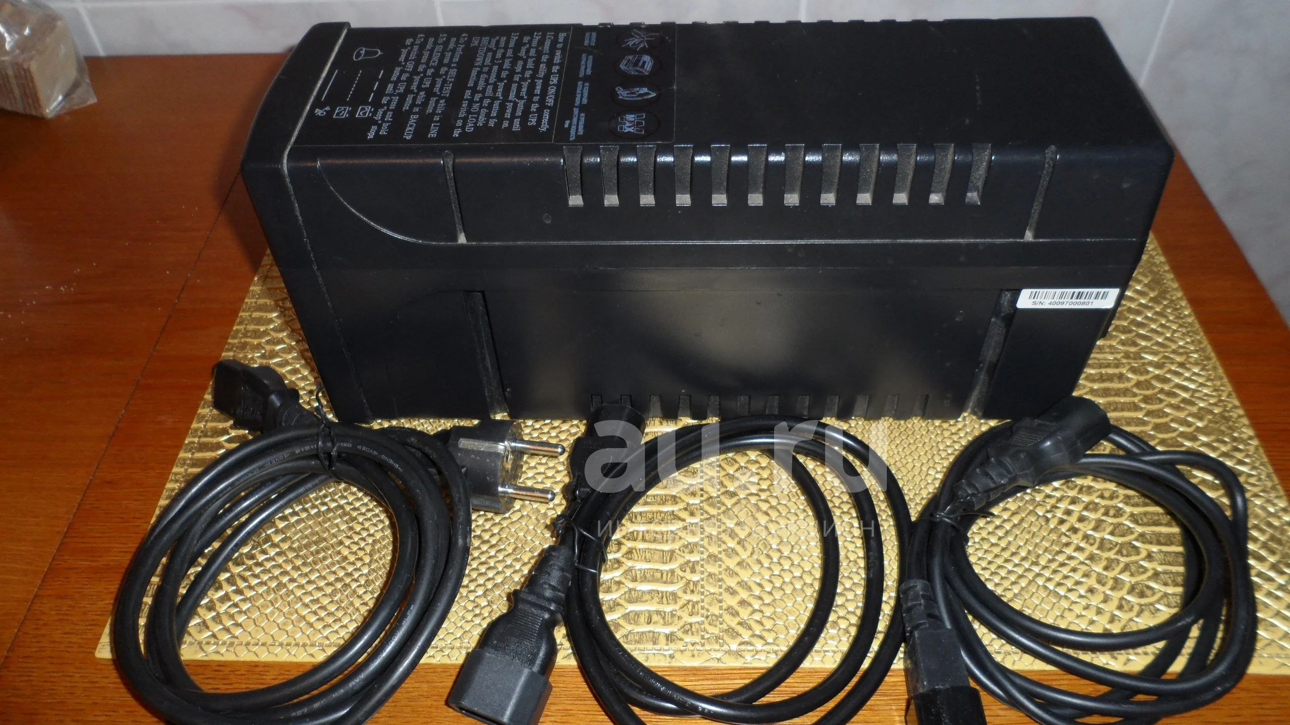 ИБП Powercom BNT-600A — купить в Красноярске. Состояние: Б/у. ИБП ...