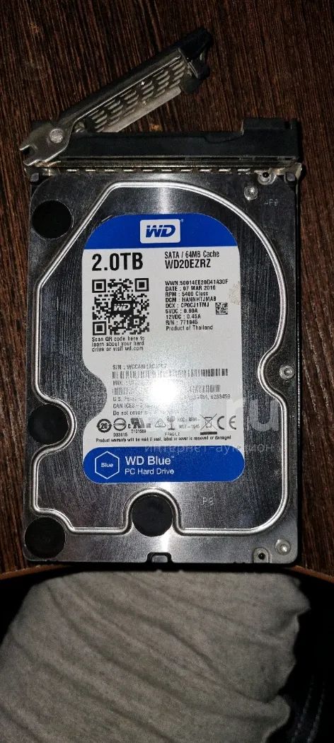 Жесткий диски/HDD Western Digital Caviar Blue 2Tb WD20EZRZ — купить в ...