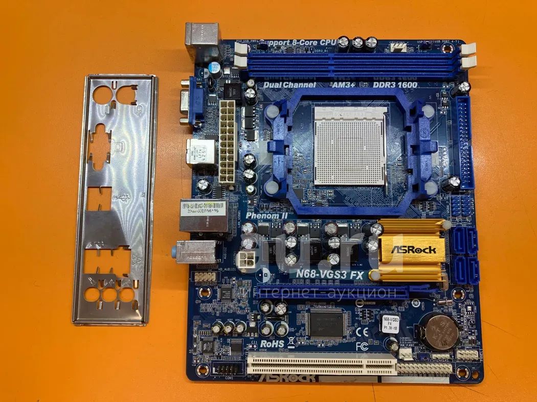 Б\У материнская плата для компьютера ASRock N68-VGS3 FX Micro ATX Сокет ...