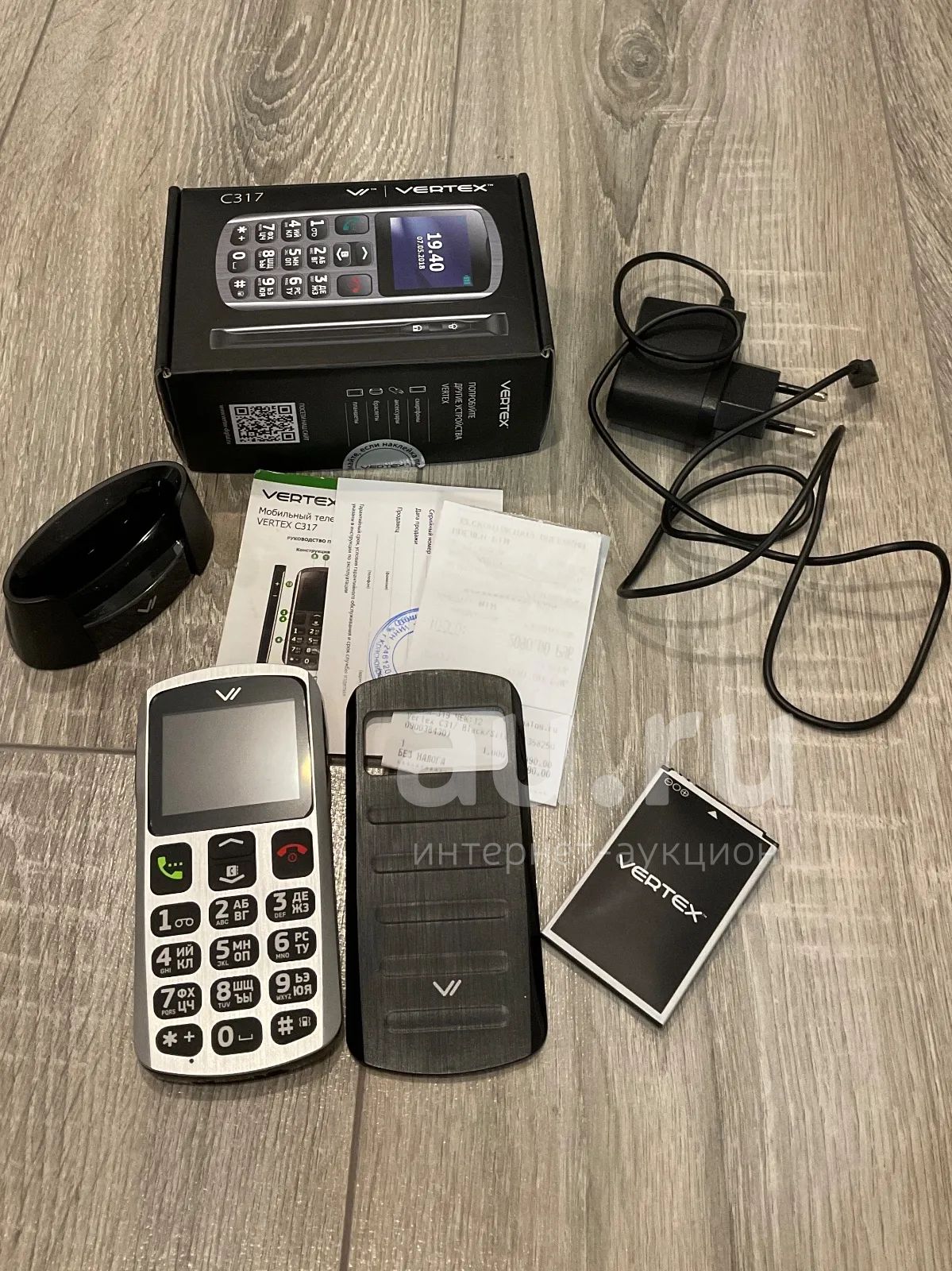 Мобильный телефон Vertex C317 — купить в Красноярске. Состояние: Б/у.  Кнопочные мобильные телефоны на интернет-аукционе Au.ru