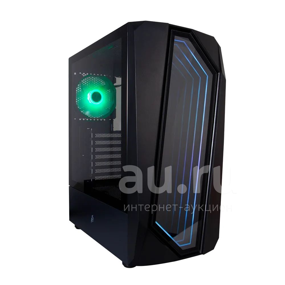 Корпус ATX 1STPLAYER INFINITE SPACE IS6 Black / ATX, TG / 1x120mm LED ...
