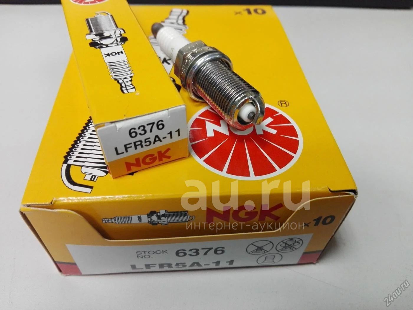 Свеча зажигания NGK 6376 LFR5A-11 Nissan Primera P12 QG18DE , QR20DE ...
