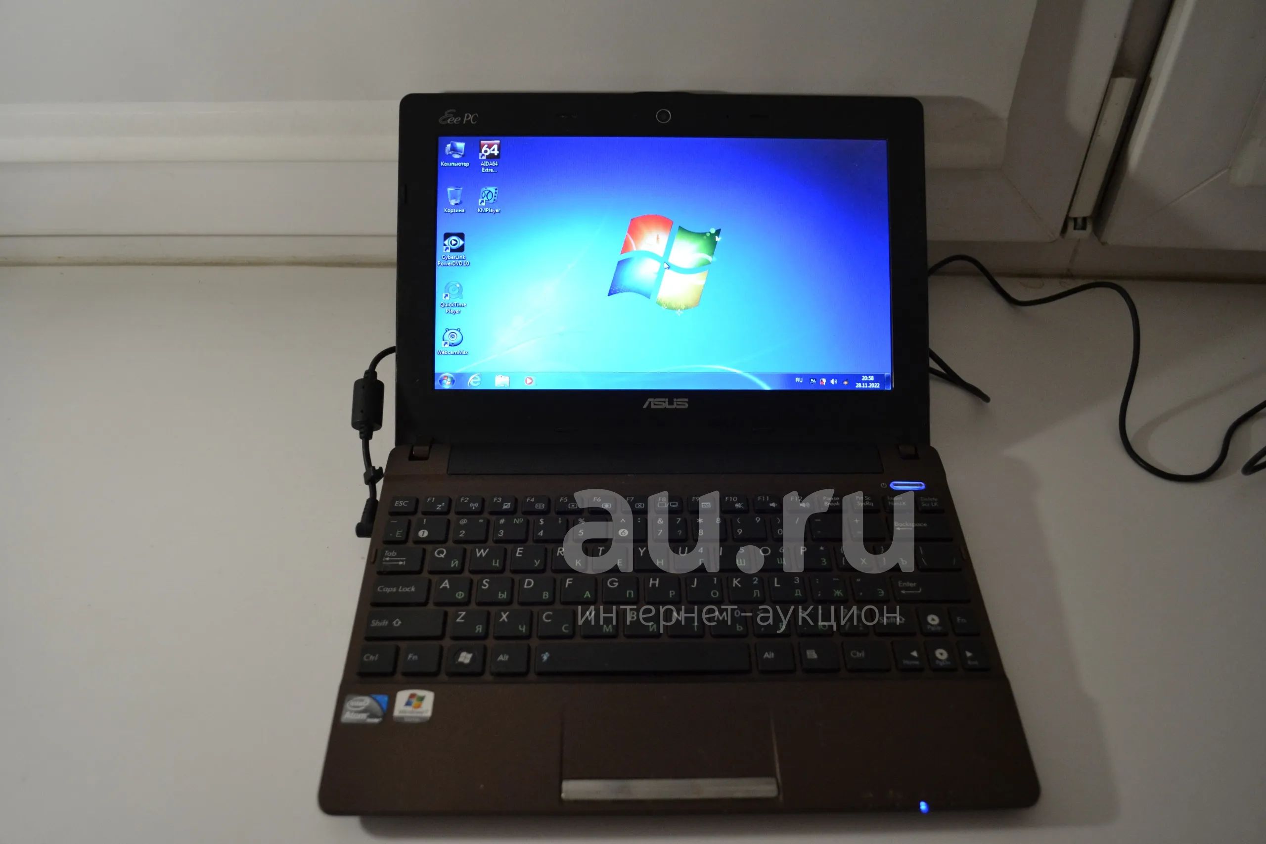 Нетбук ASUS EeePC X101CH-BRN018S тонкий Slim, лёгкий (Intel Atom N2600  (2ядра х 1,6GHz), 4 потока / 1Gb / 500Gb / iGMA3600ser 256Mb / Wi-Fi /  WebCam + Micr / HDMI / 10,1