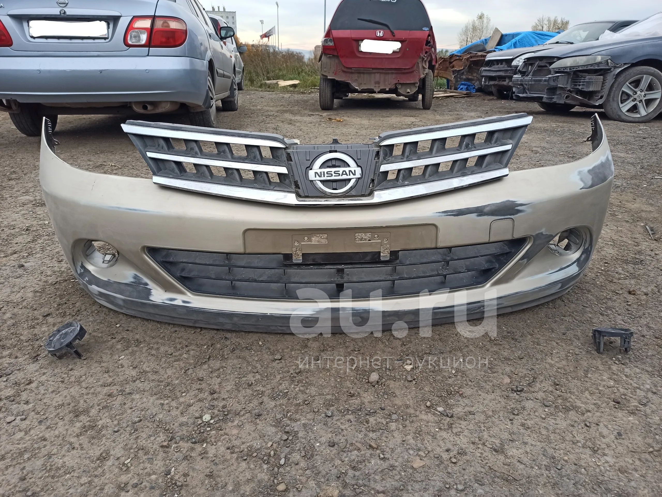 Бампер передний nissan tiida c11 , 2я модель ,передний бампер Ниссан ...