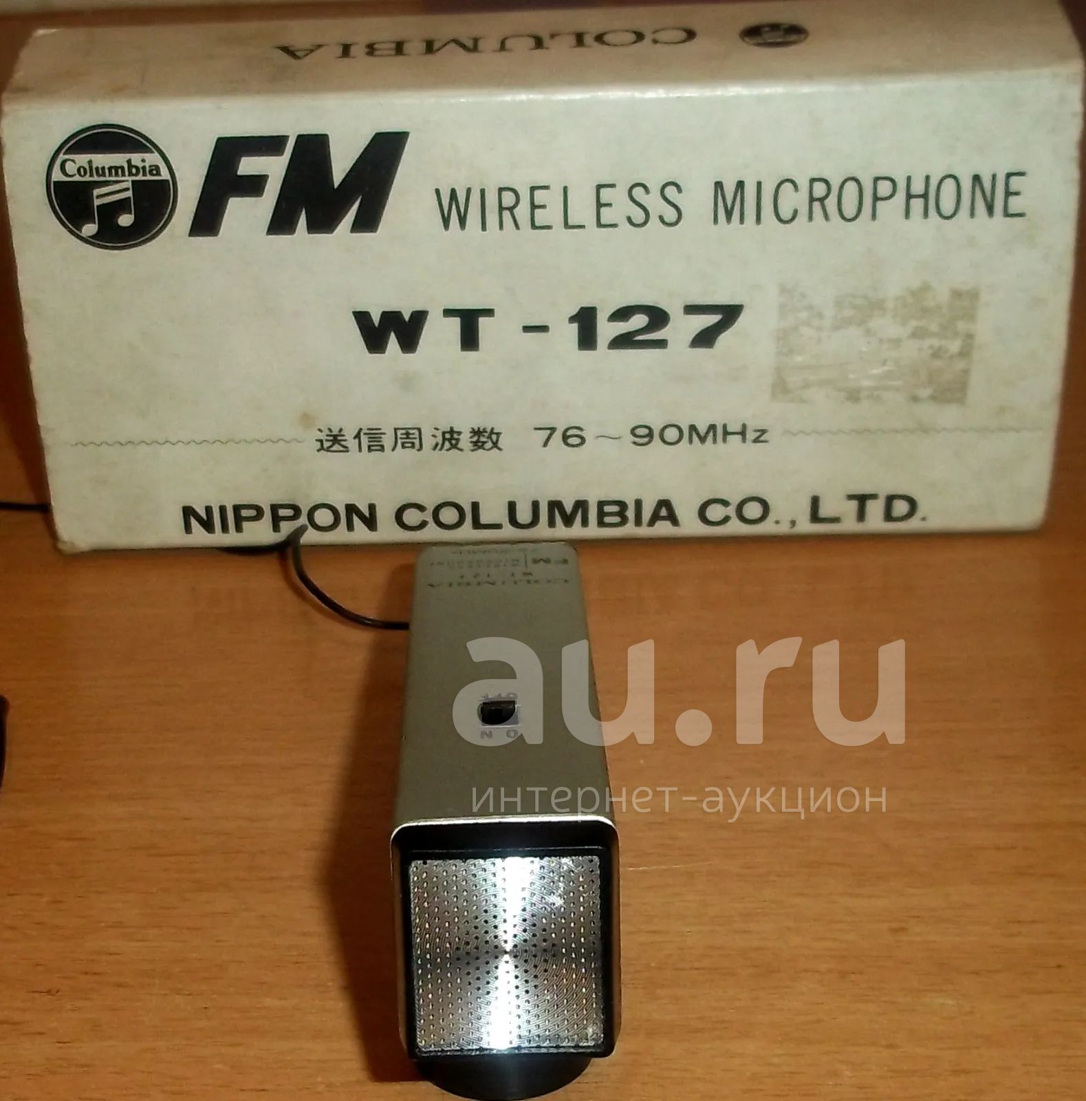 Columbia WT-127 (Denon) - FM беспроводной вокальный динамический микрофон.  Новый. Япония — купить в Сыктывкаре. Состояние: Новое. Микрофоны на  интернет-аукционе Au.ru