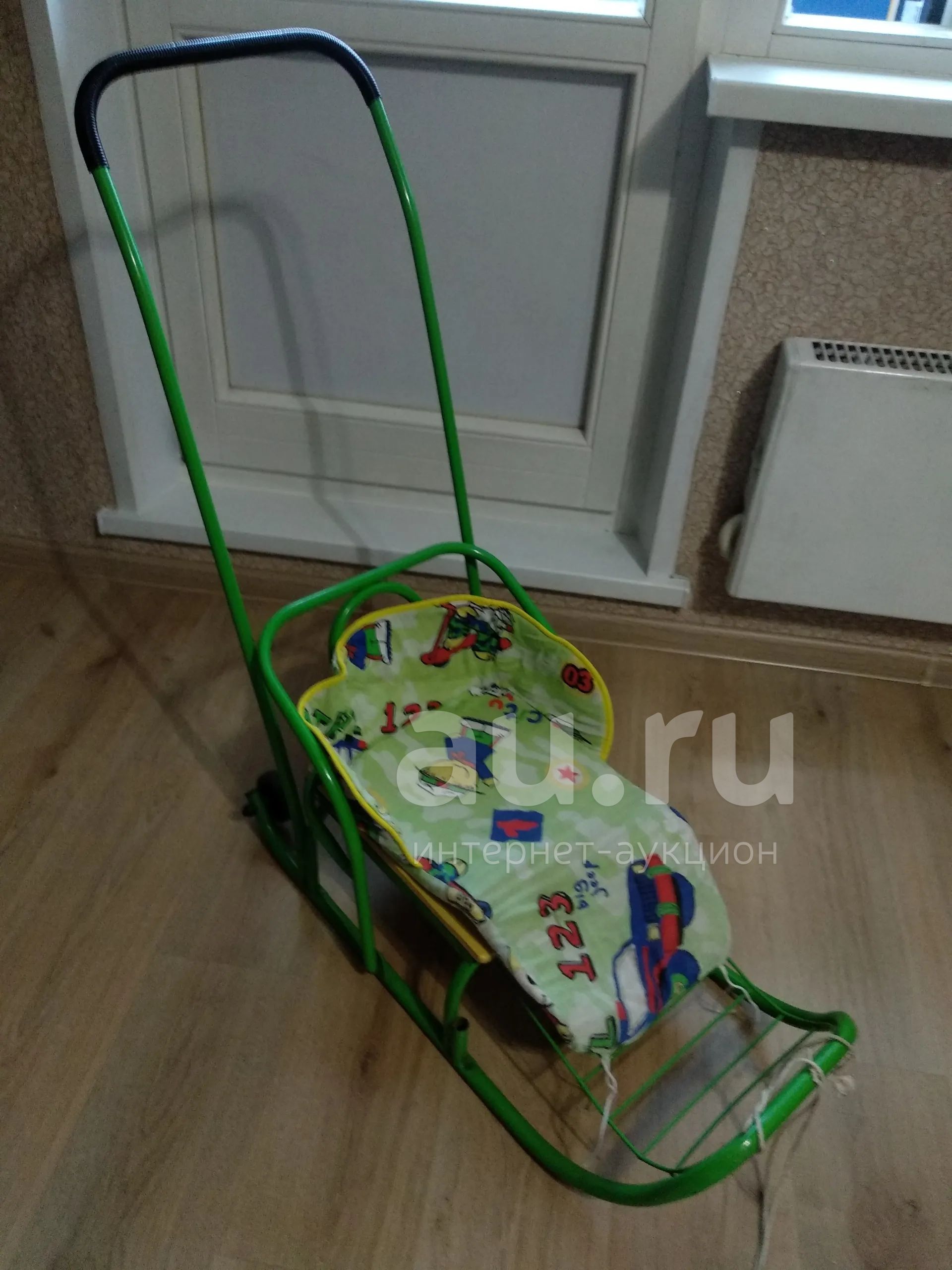 Санки детские на колесиках — купить в Красноярске. Состояние: Б/у ...