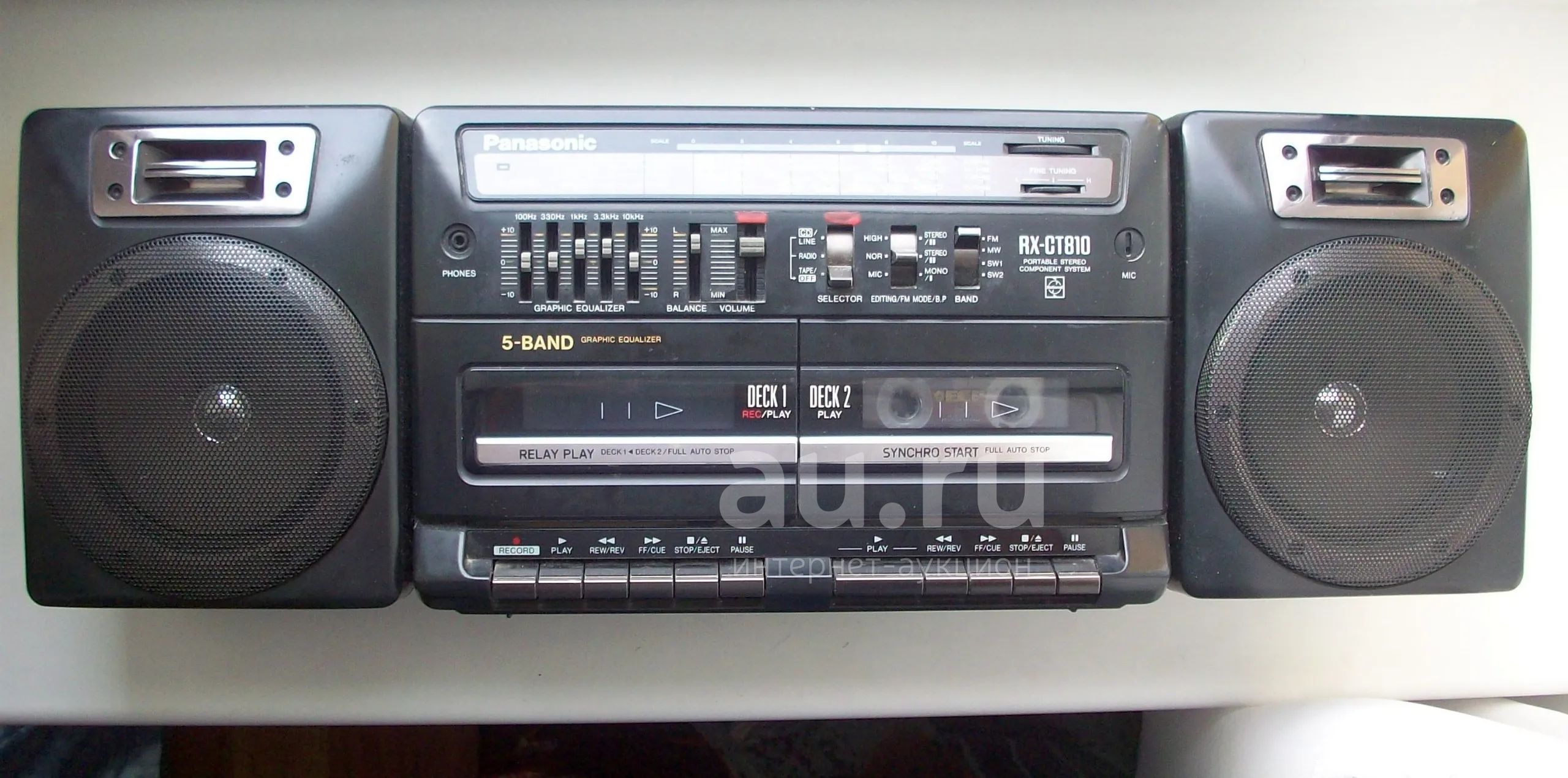 Кассетный магнитофон Panasonic RX-CT810 — купить в Красноярске ...