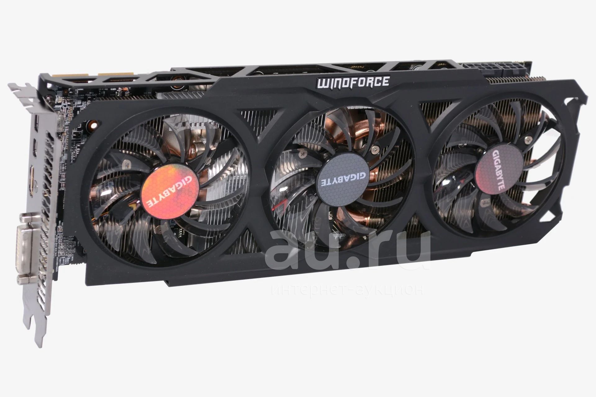 Gigabyte R9 280X WindForce 3X OC 3GB — купить в Красноярске. Состояние:  Б/у. Видеокарты на интернет-аукционе Au.ru