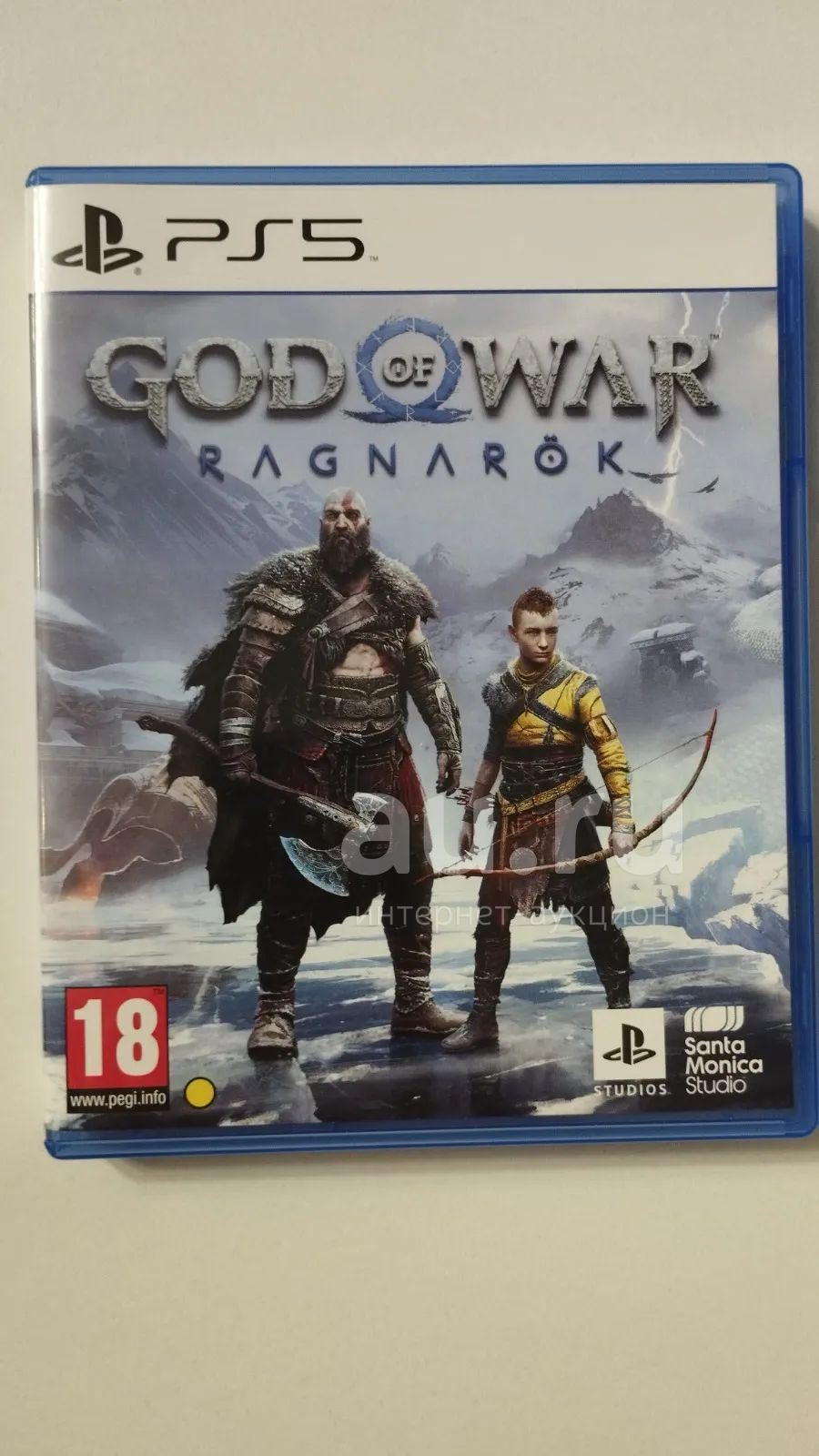 Диск God of War: Ragnarok Sony Playstation 5 (PS5), отличное состояние ...