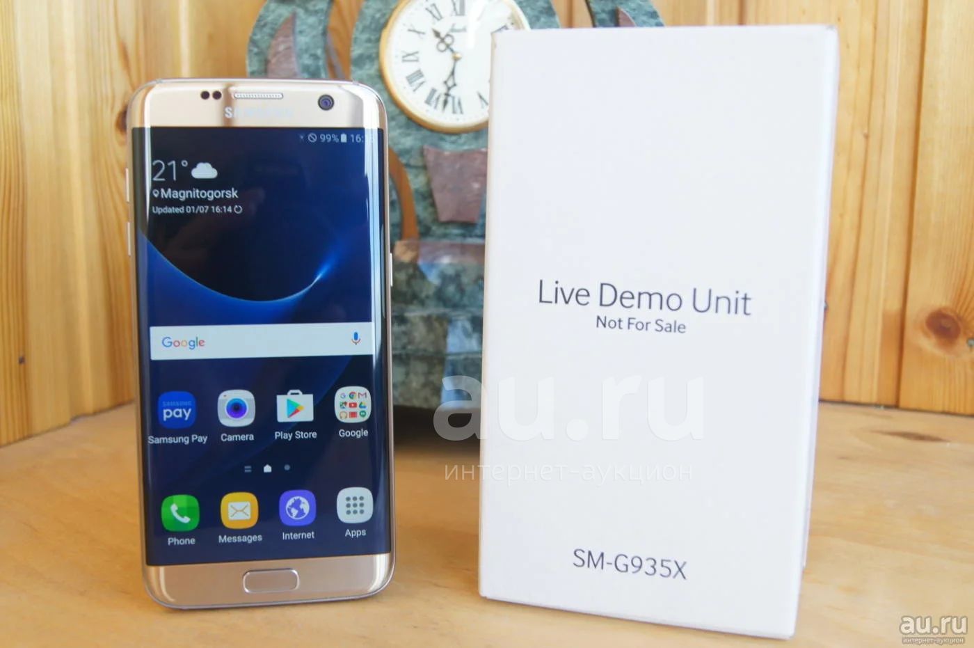 Куплю Samsung S7 Edge G935X Live Demo Unit золотой или другой цвет! Новый!  — продать в Красноярске. Смартфоны на интернет-аукционе Au.ru