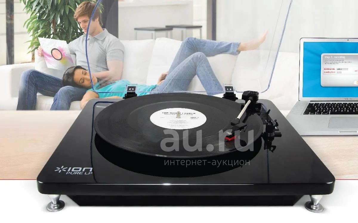 Виниловый проигрыватель Ion Pure LP — купить в Красноярске. Состояние ...