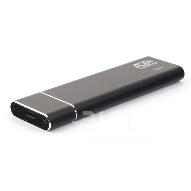 Внешний бокс для SDD AgeStar 31UBNV1C USB 3.1 Type-C NVME (M-key) (GRAY ...