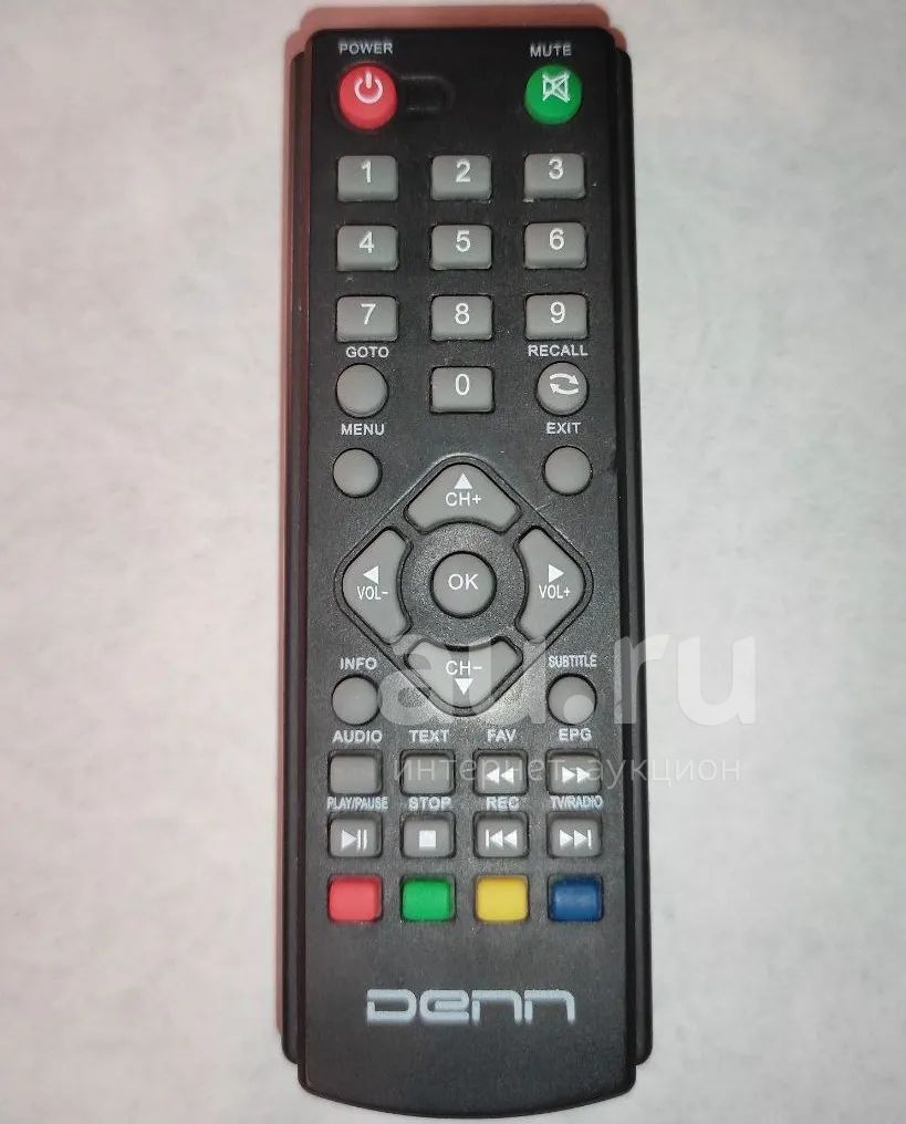 Пульт для DENN DDT150 для цифровой приставки ресивера DVB-T2 — купить в ...