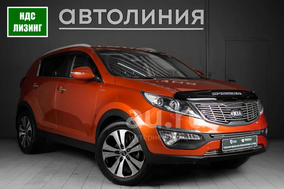 Kia Sportage оранжевая 2012