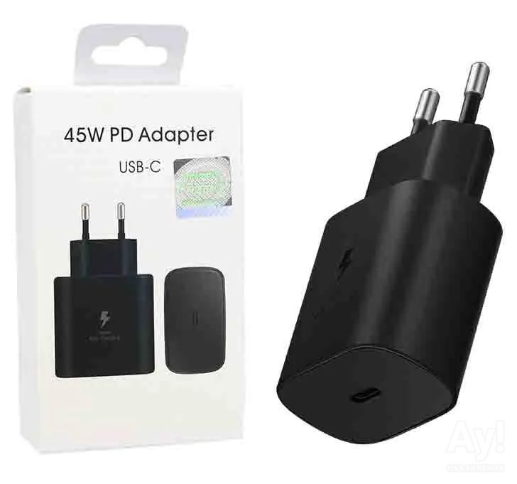Сетевой адаптер питания Sams USB-C 45W (черный) — купить в Красноярске ...