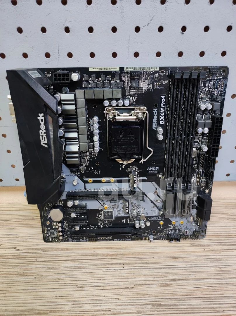 Мат.плата ASROCK B360M Pro4 Нет задней планки (TR) — купить в ...