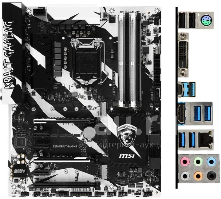 comp.mb. 232 MSI Z270 Krait Gaming DVi HDMI 4
