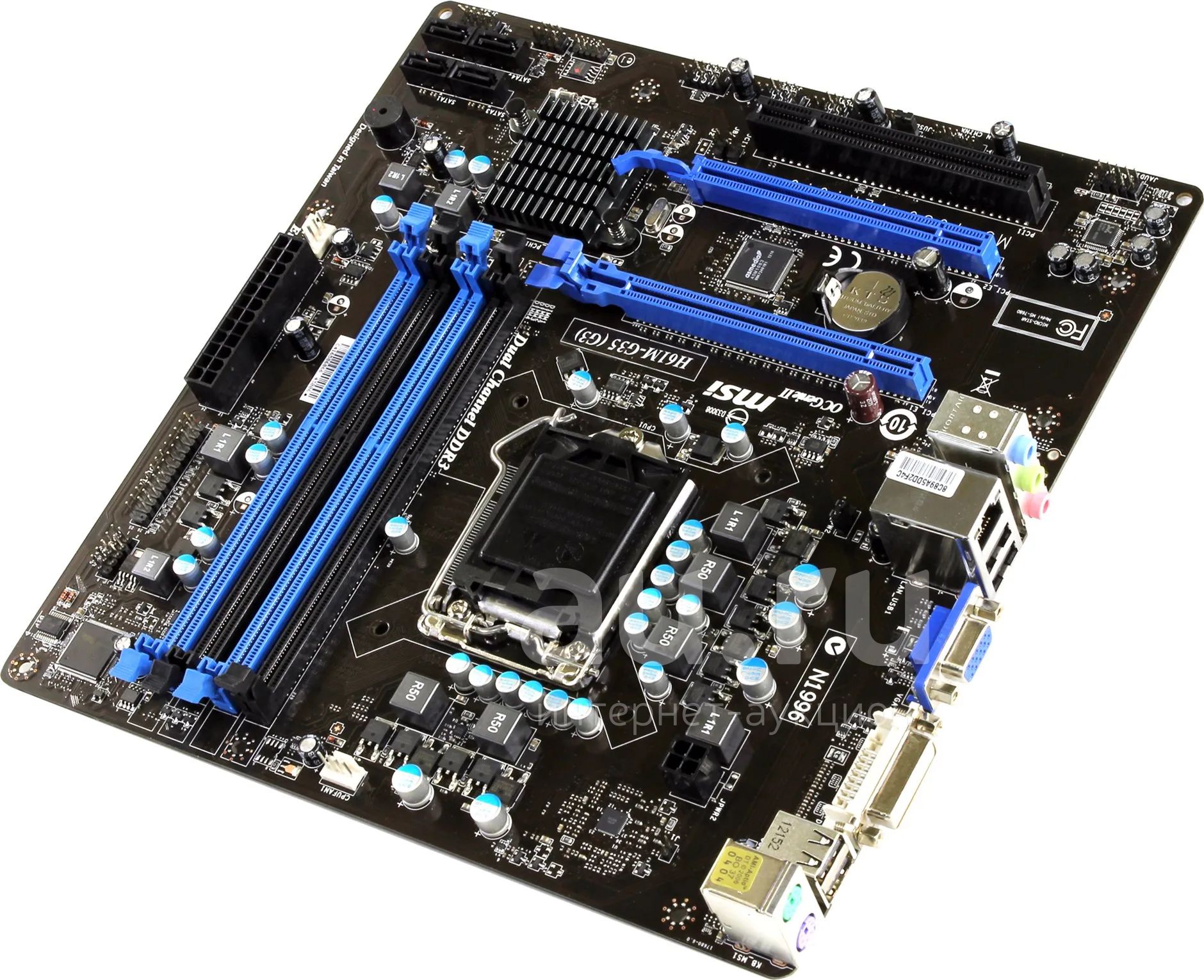 Материнская плата Socket LGA1155 MSI H61M-G35 (G3) 4LV DDR3/DDR3 ...