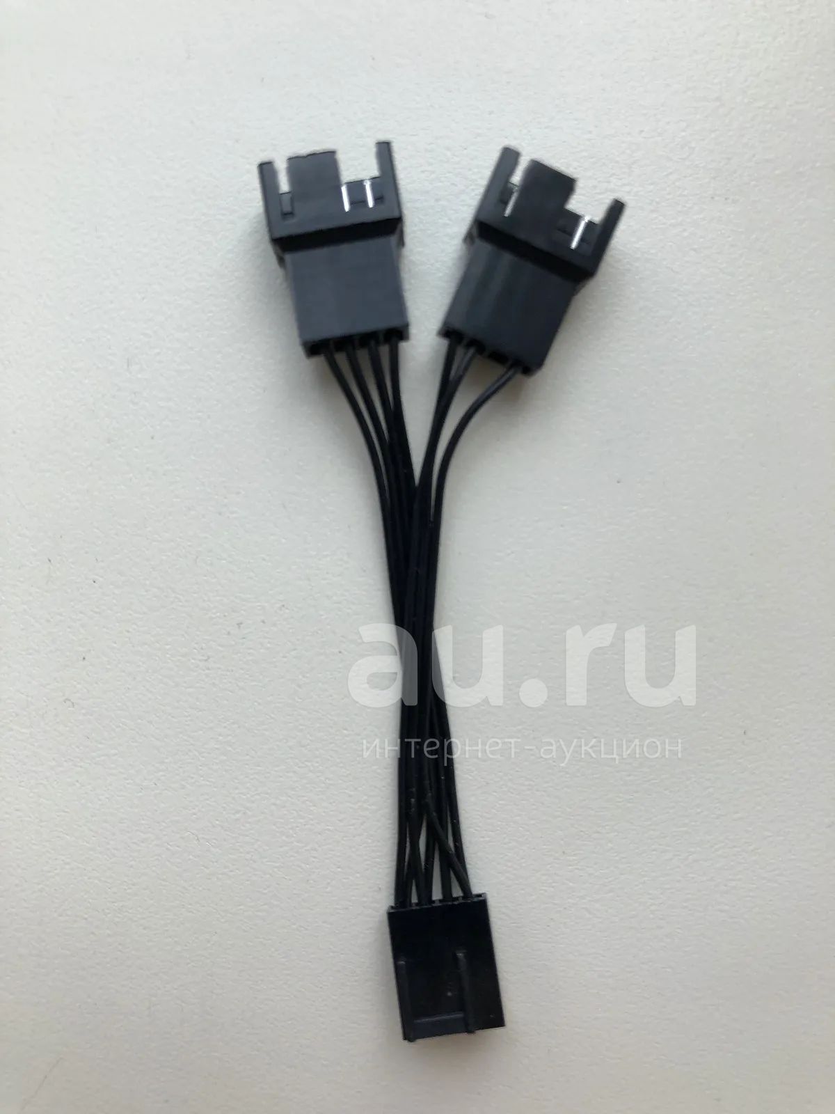 Переходник-разветвитель для вентилятора 4-pin (мама) - 2x4-pin (папа ...