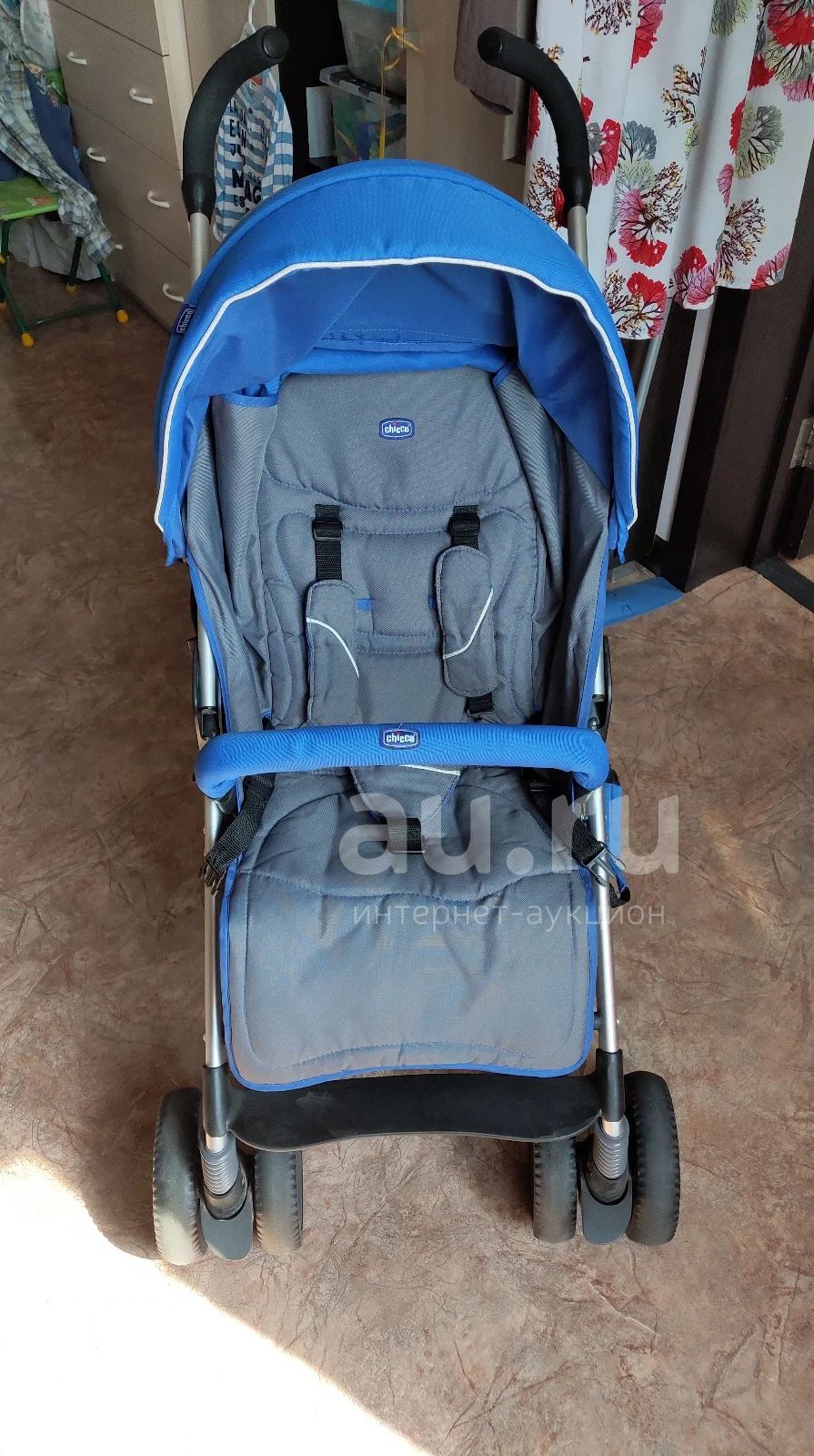 Коляска трость Chicco Multiway Blue — купить в Красноярске. Состояние ...