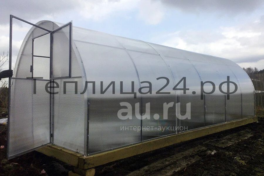 Теплица «Агроном» 8 метров+Поликарбонат Карбогласс Честная ЦЕНА ...