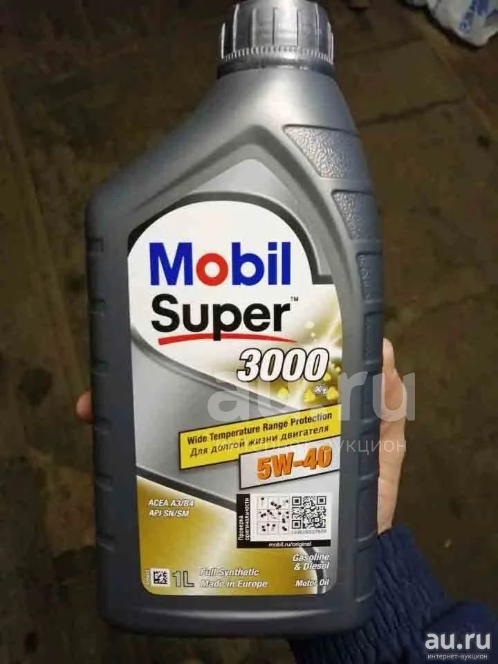 Моторное масло "Mobil Super 3000" 5W40 1 литр — купить в Красноярске ...