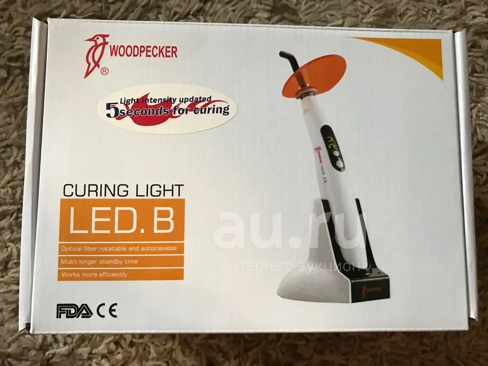 Лампа полимеризационная led b беспроводная woodpecker китай