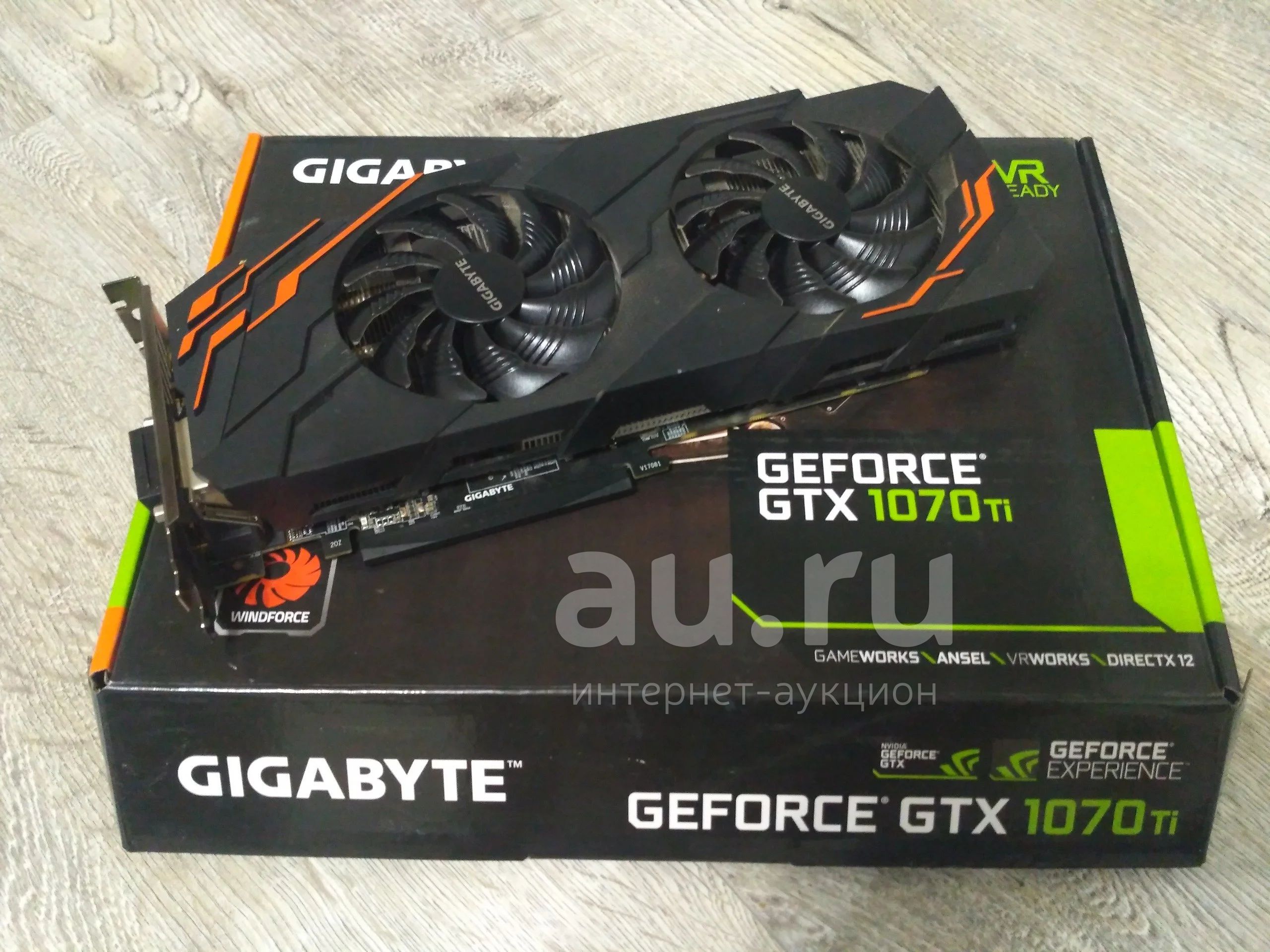 Видеокарта Gigabyte GeForce GTX 1070 Ti (GV-N107TWF2-8GD) — купить