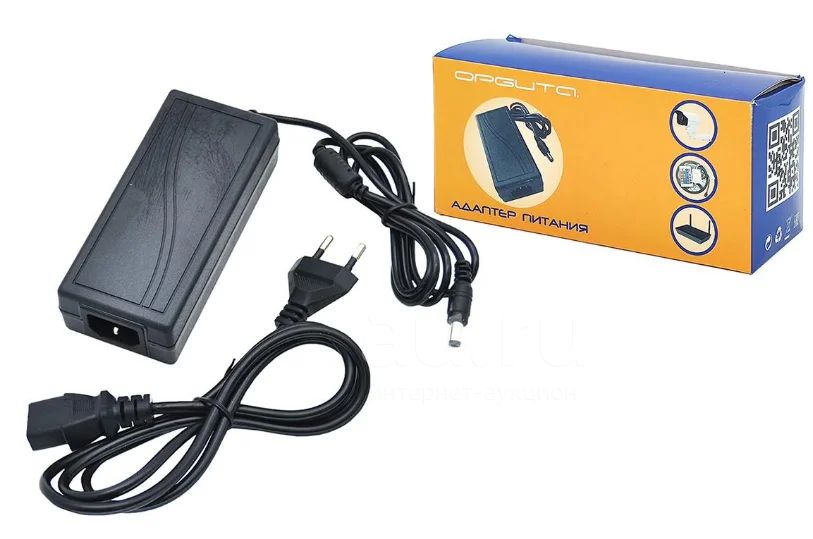 Адаптер блок питания 12V 5A 60W 5.5mm (12В, 5000мА, 5А, 60Вт, 5.5мм ...