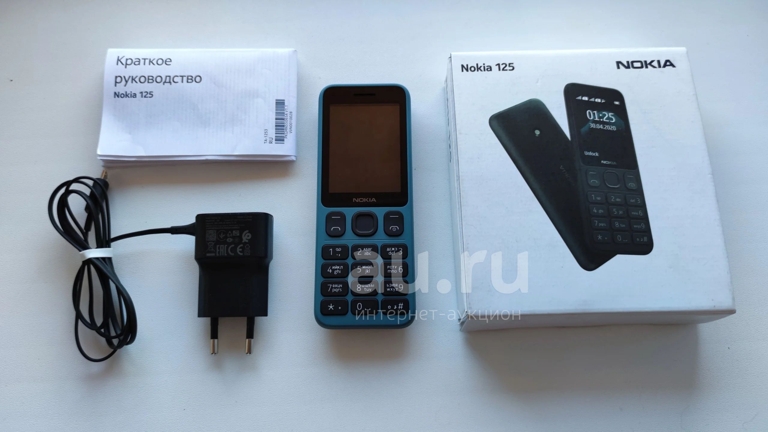 Nokia 125 Dual Sim, практически новый, полный комплект, на гарантии —  купить в Красноярске. Состояние: Б/у. Кнопочные мобильные телефоны на  интернет-аукционе Au.ru