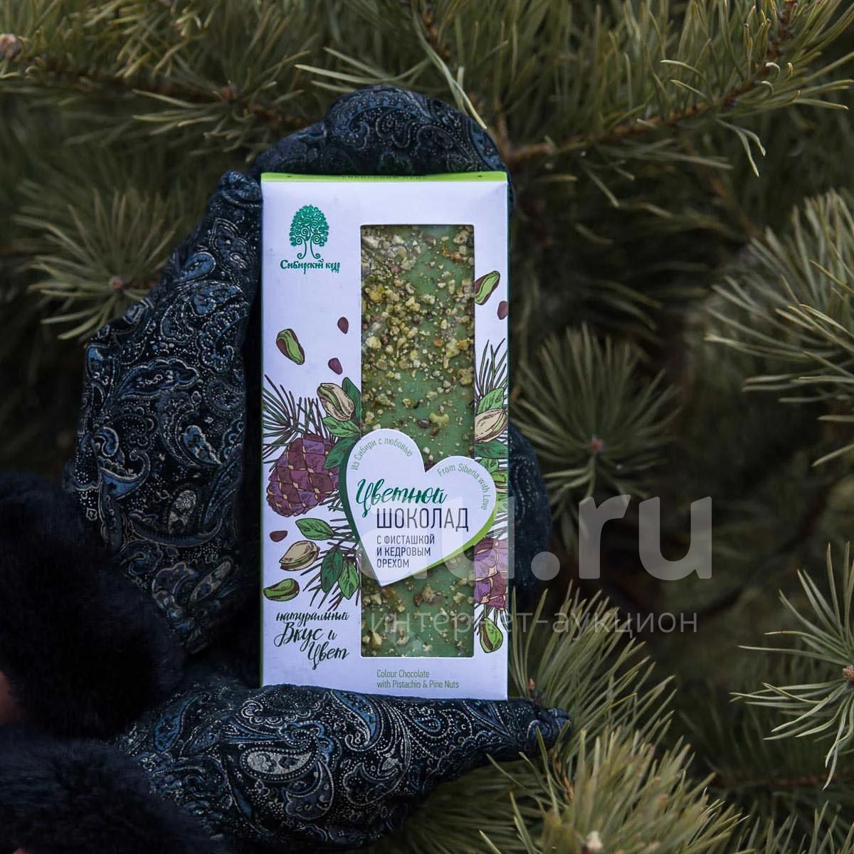 Цветной шоколад с фисташкой и кедровым орехом — купить в Красноярске ...