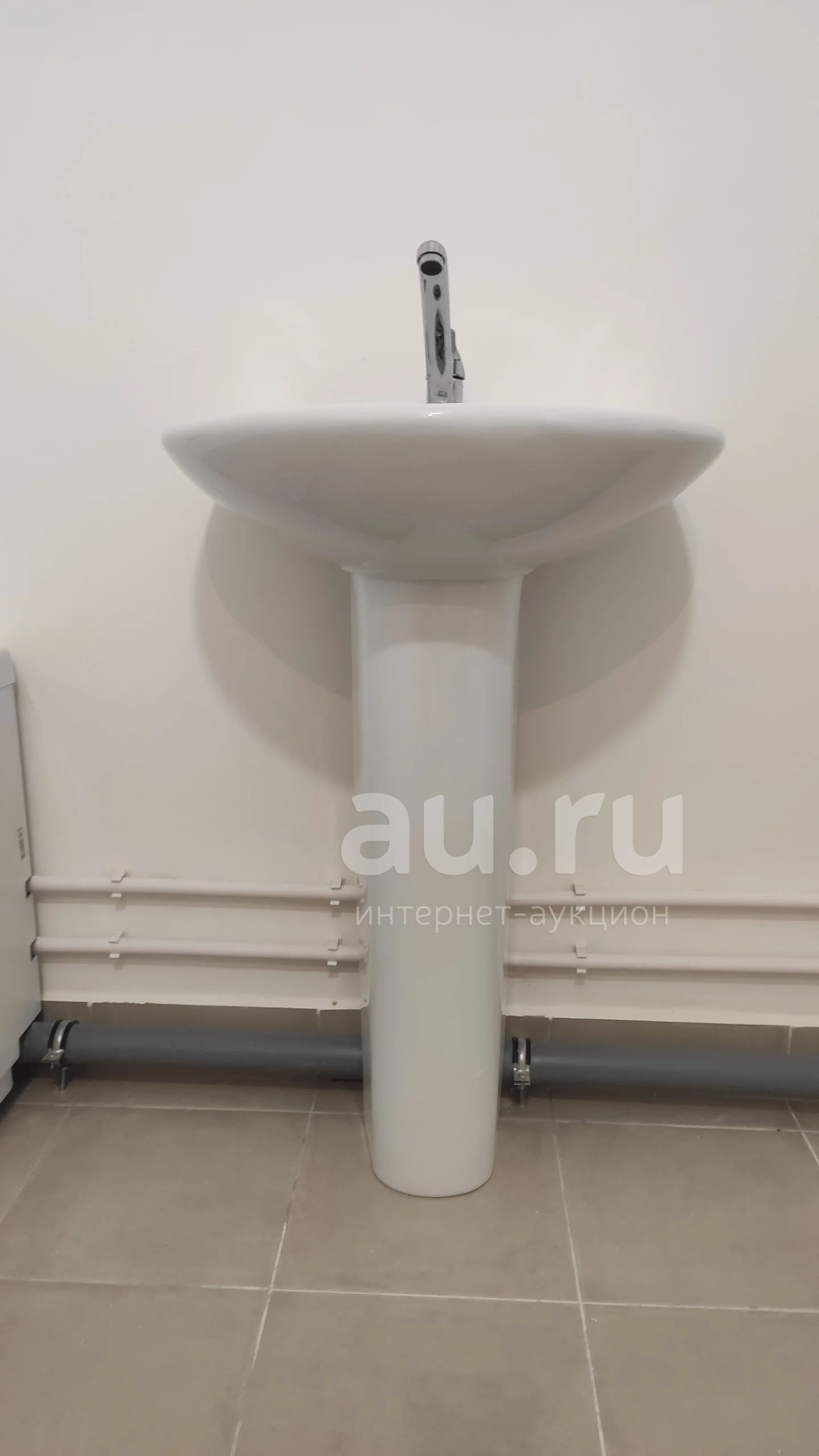 Раковина Sanita Аттика 55 с пьедесталом, тюльпан. + смеситель — купить ...