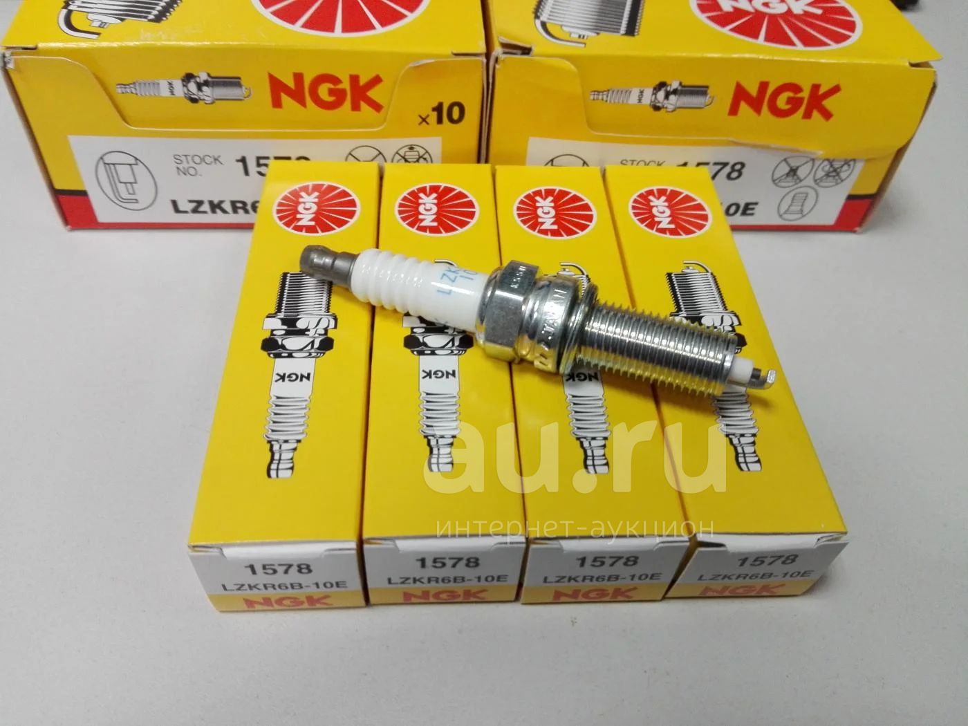 Свеча зажигания NGK 1578 LZKR6B-10E 1885510060 18855-10060 18855 10060 ...