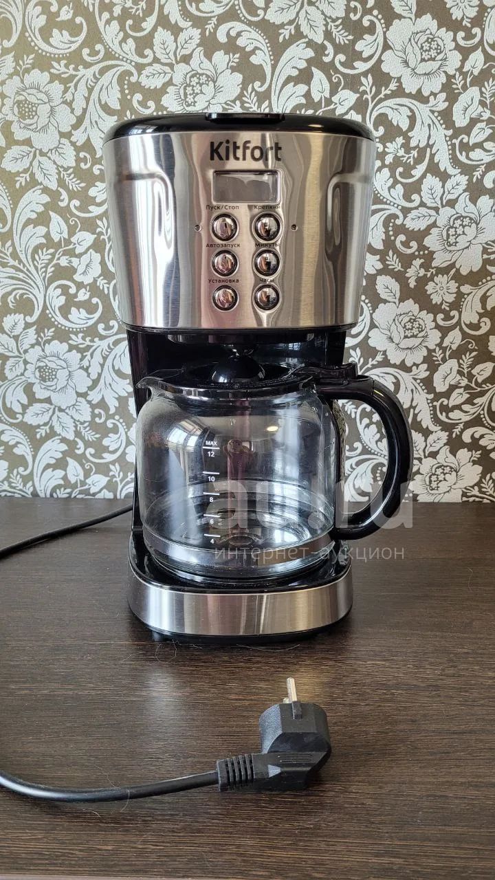 Кофеварка капельная Kitfort KT-731 — купить в Красноярске. Состояние: Б ...