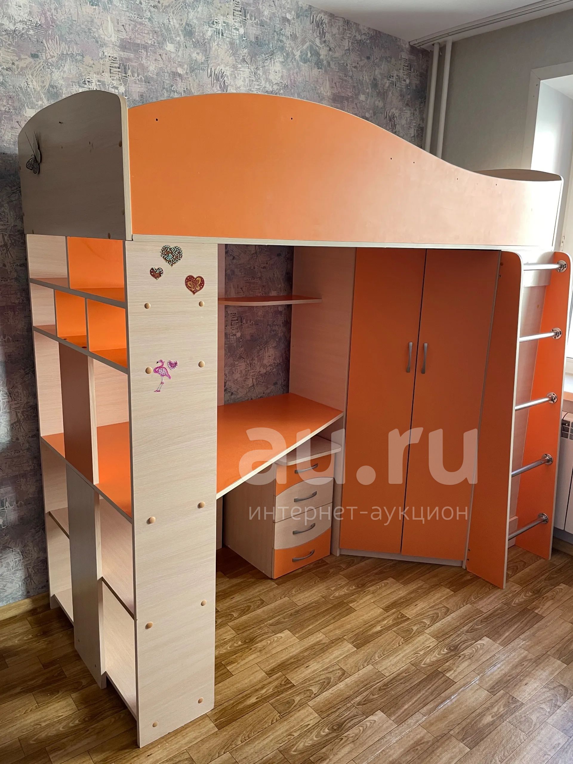 Кровать чердак двухъярусная — купить в Красноярске. Состояние: Б/у ...
