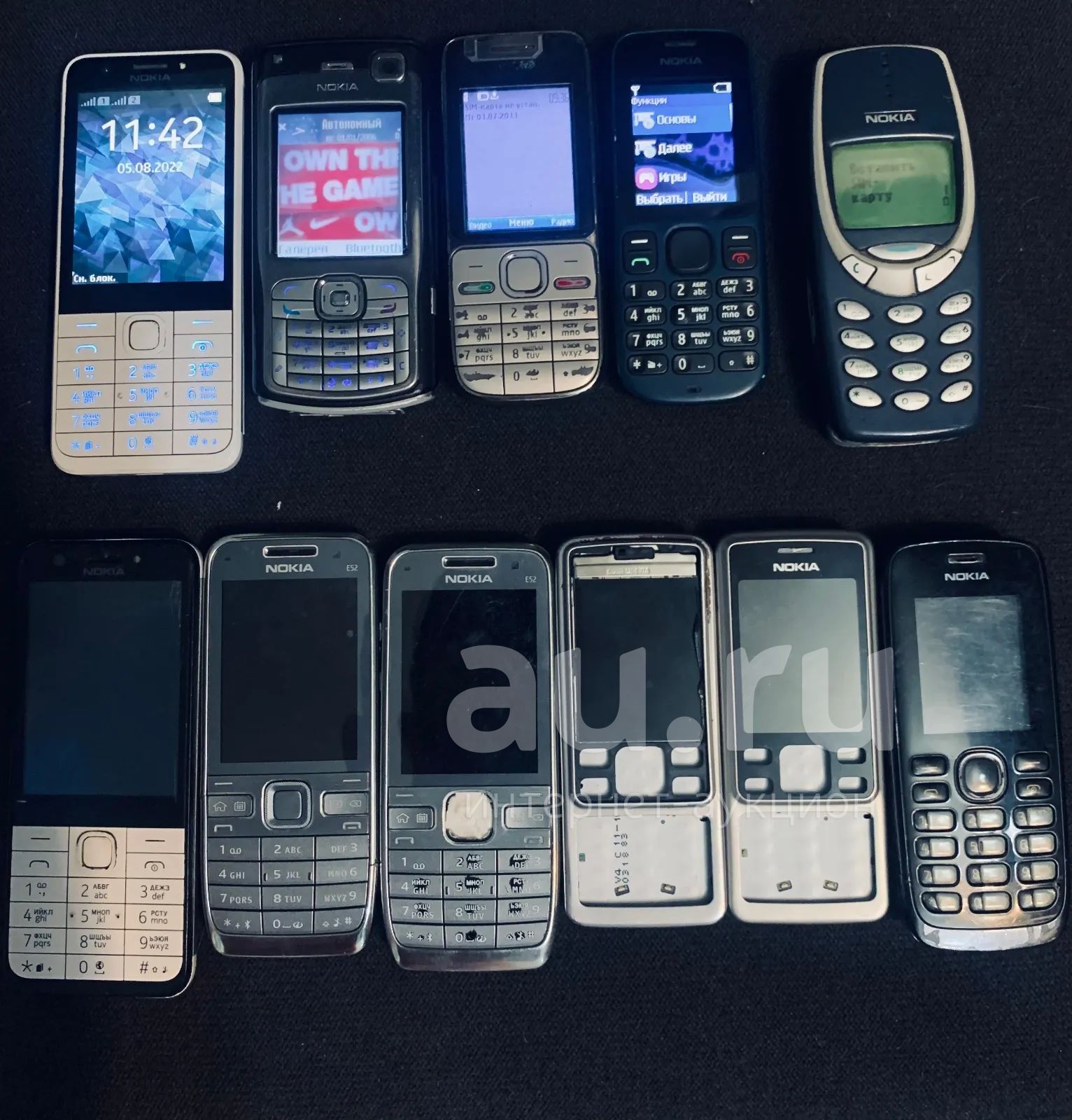 Телефоны NOKIA кнопочные 11 шт. — купить в Красноярске. Состояние: Б/у.  Кнопочные мобильные телефоны на интернет-аукционе Au.ru