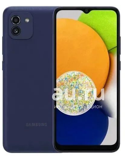 Смартфон Samsung Galaxy A03 4/64 ГБ, синий — купить в Красноярске ...