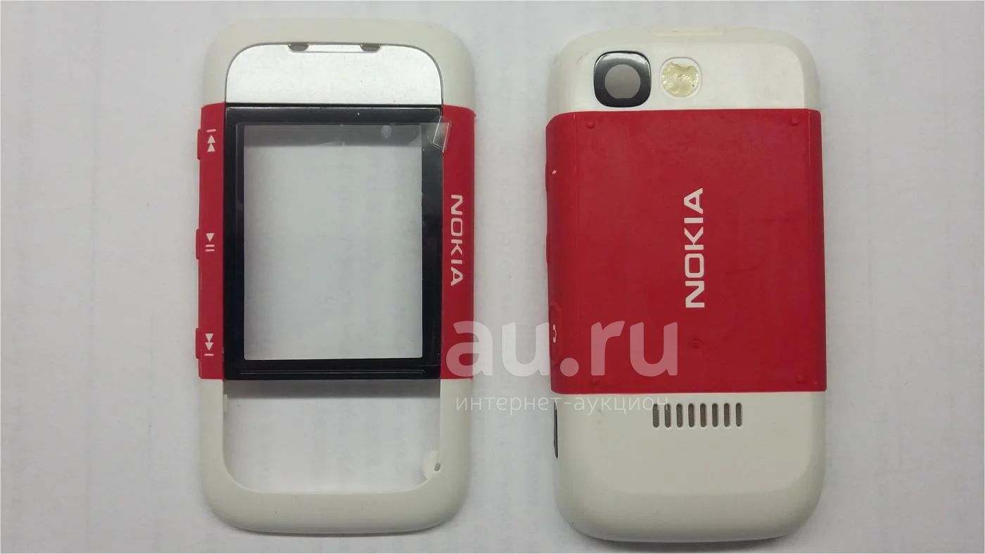 Nokia 5300 панель красная — купить в Красноярске. Состояние: Новое.  Корпуса, клавиатуры, кнопки на интернет-аукционе Au.ru