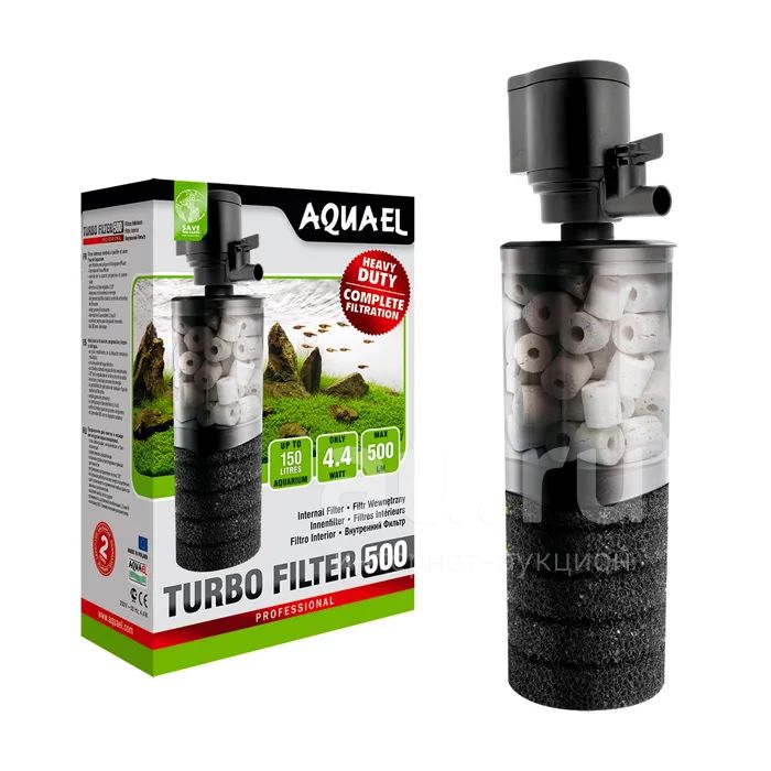 Внутренний фильтр Aquael Turbo Filter 500 для аквариума до 150 л ...