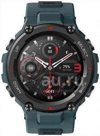 Умные часы Amazfit T-Rex Pro | Цвет синий | Модель A2013 | Тип матрицы ...