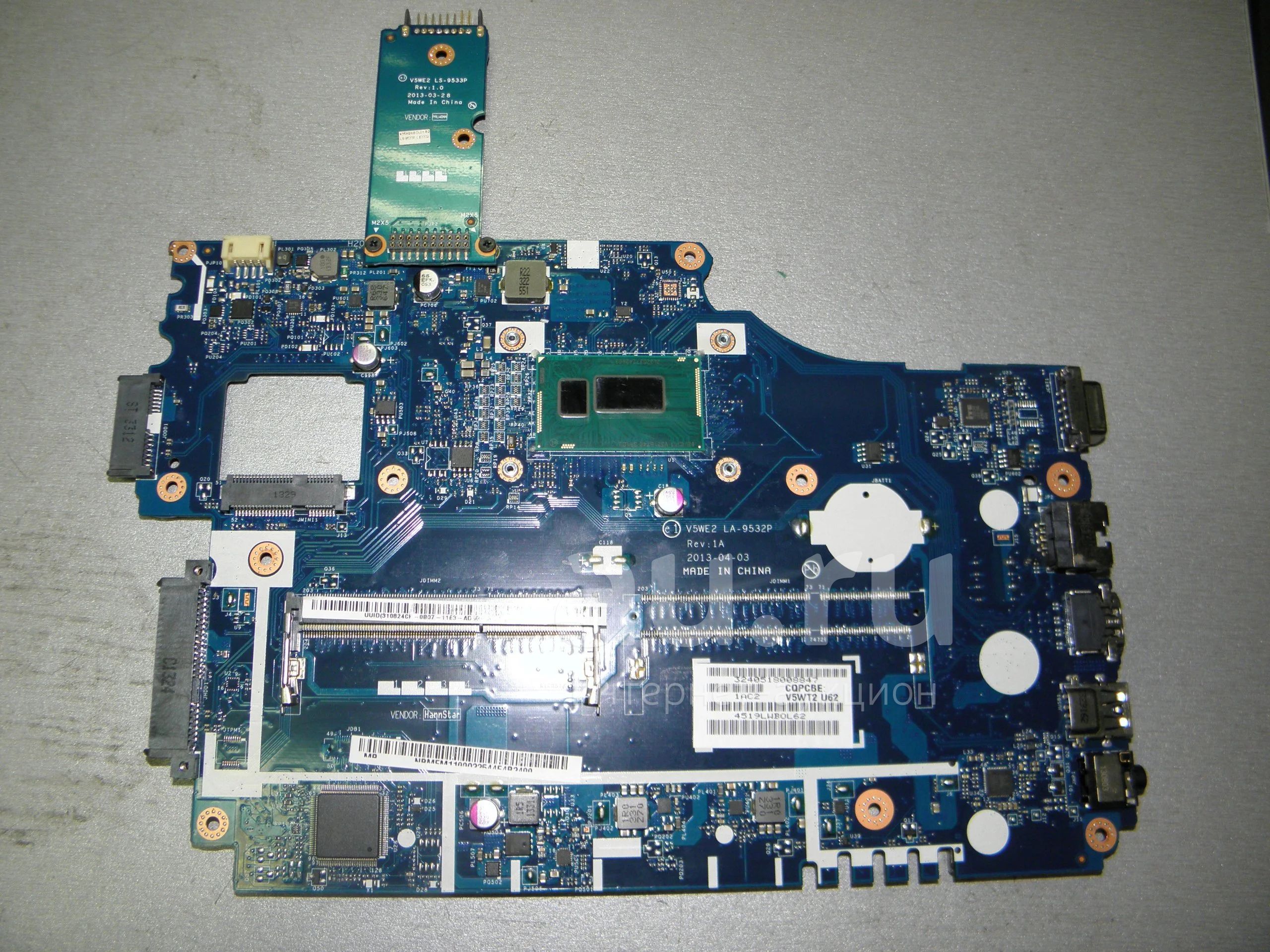 ACER ASPIRE E1-532 / E1-572 PENTIUM CPU LA-9532P LAPTOP MOTHERBOARD at