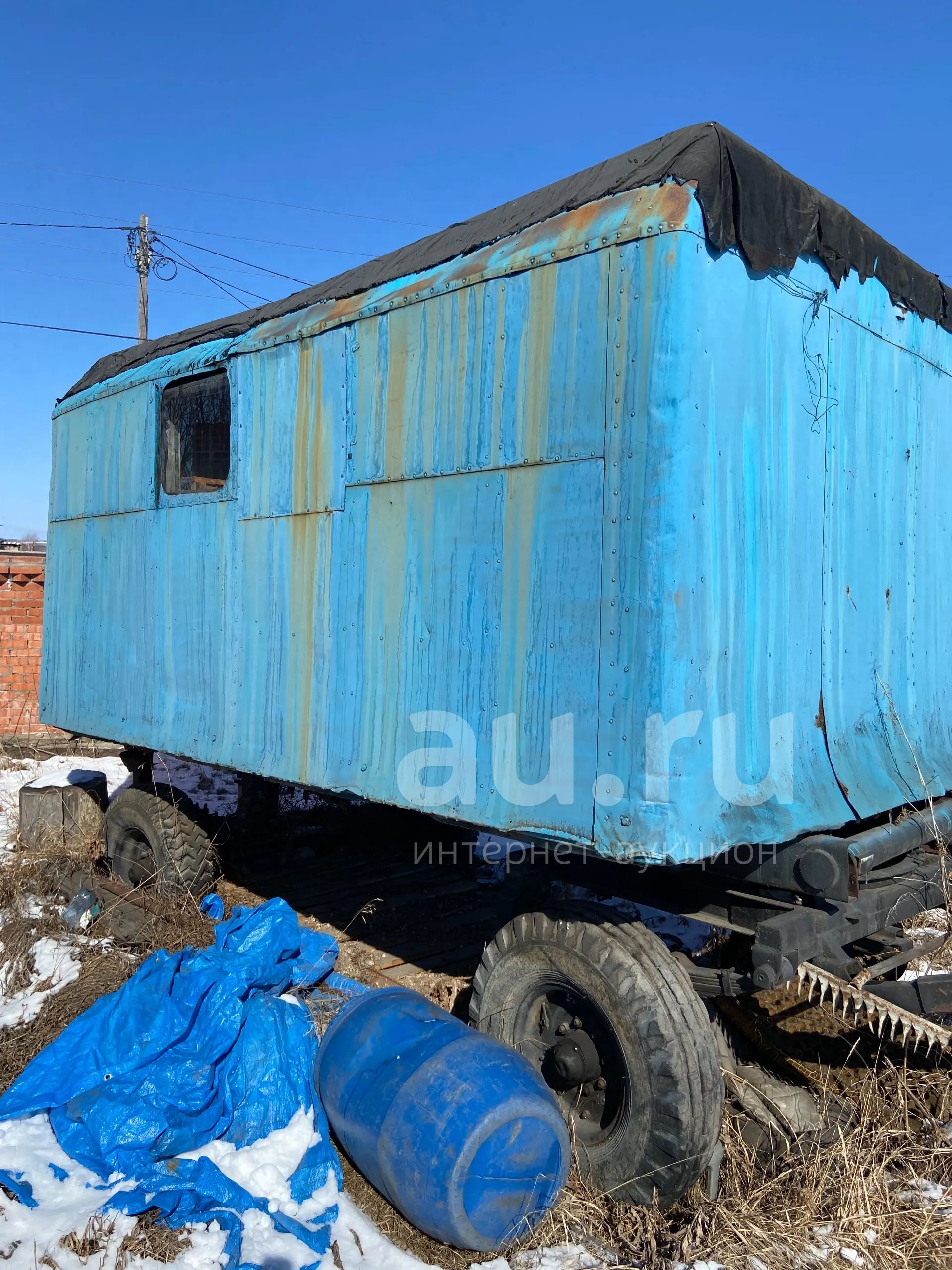 Вагон — купить в Красноярске. Состояние: Б/у. Бытовки, вагончики ...