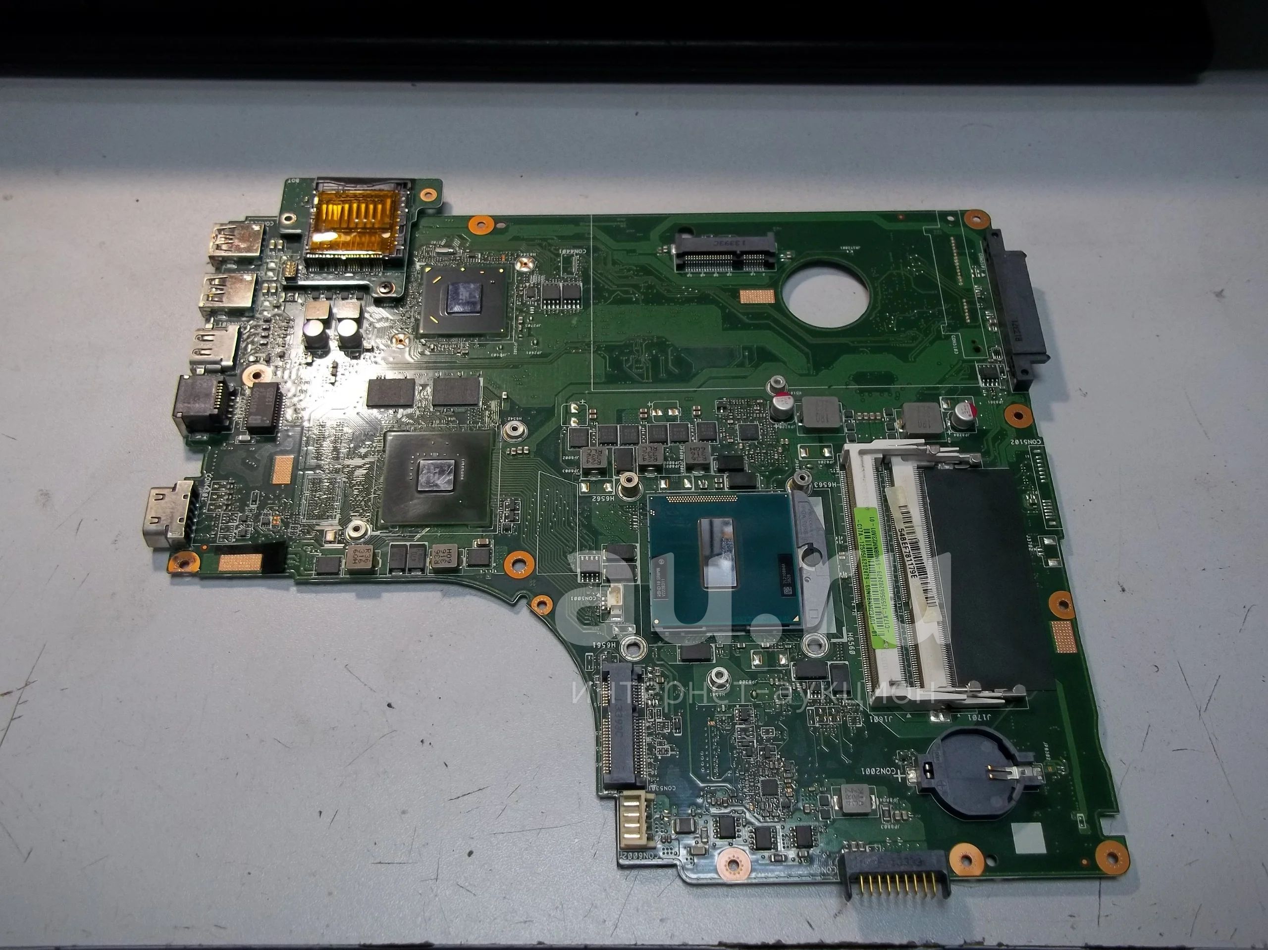 Материнская Плата Ноутбука DNS C17A Main Board Rev 2.1, Видеокарта.